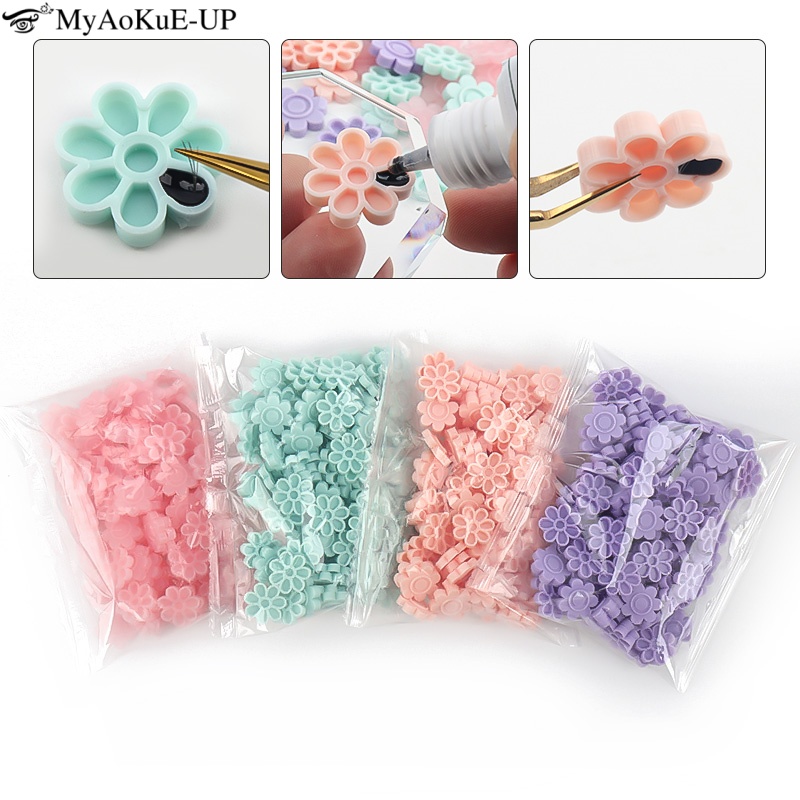 Eyelash Extension Usa - 100 szt. Pojemnik na klej do