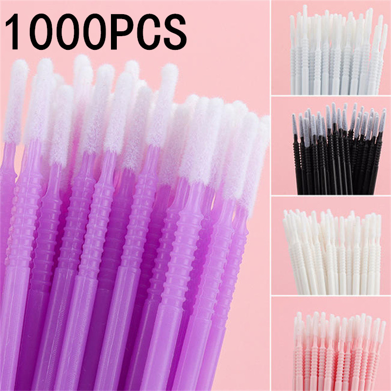 Eyelash Extension Cleaning - 100/200/1000 SZT. Jednorazowe szczoteczki do przedłużania