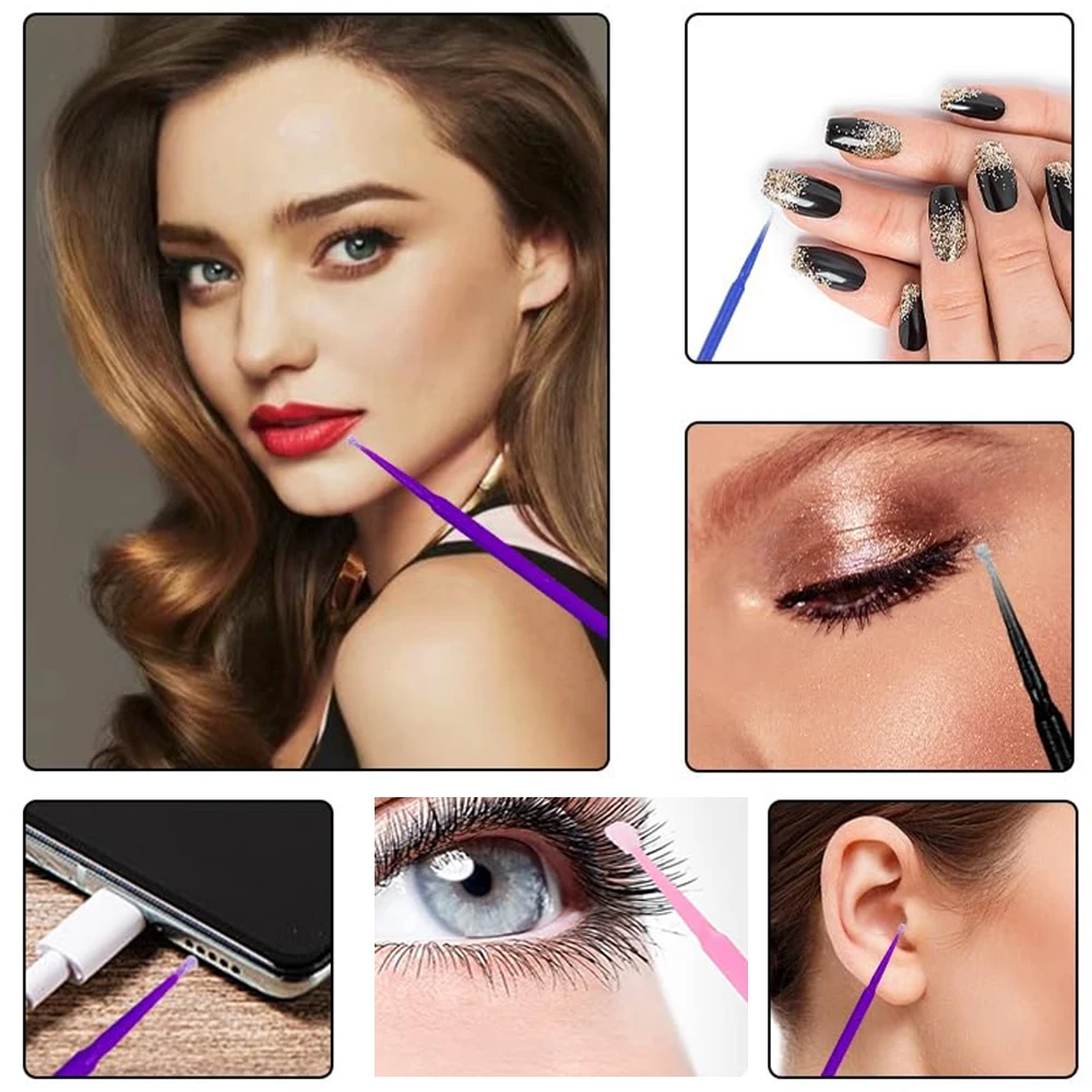 Eyelash Extension Cleaning - 300 szt. Szczoteczek do usuwania rzęs,