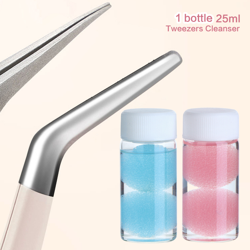 Pęseta do rzęs Środek do czysz – Eyelash Extension With Glue recenzja i cena