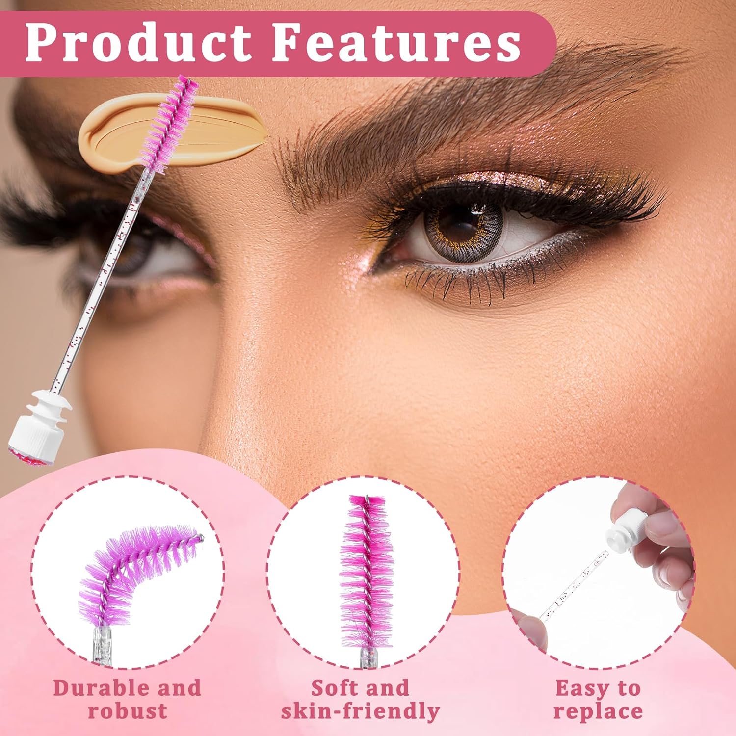 Szczoteczki do rzęs, szczotecz – Eyelash Extension Cleaning recenzja i cena