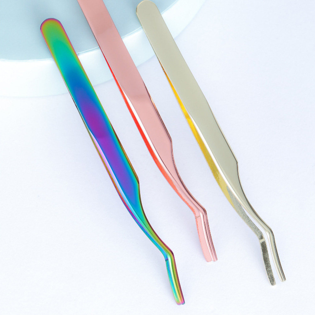 2 szt. Profesjonalne pęsety do – Isolation Tweezer Curved recenzja i cena