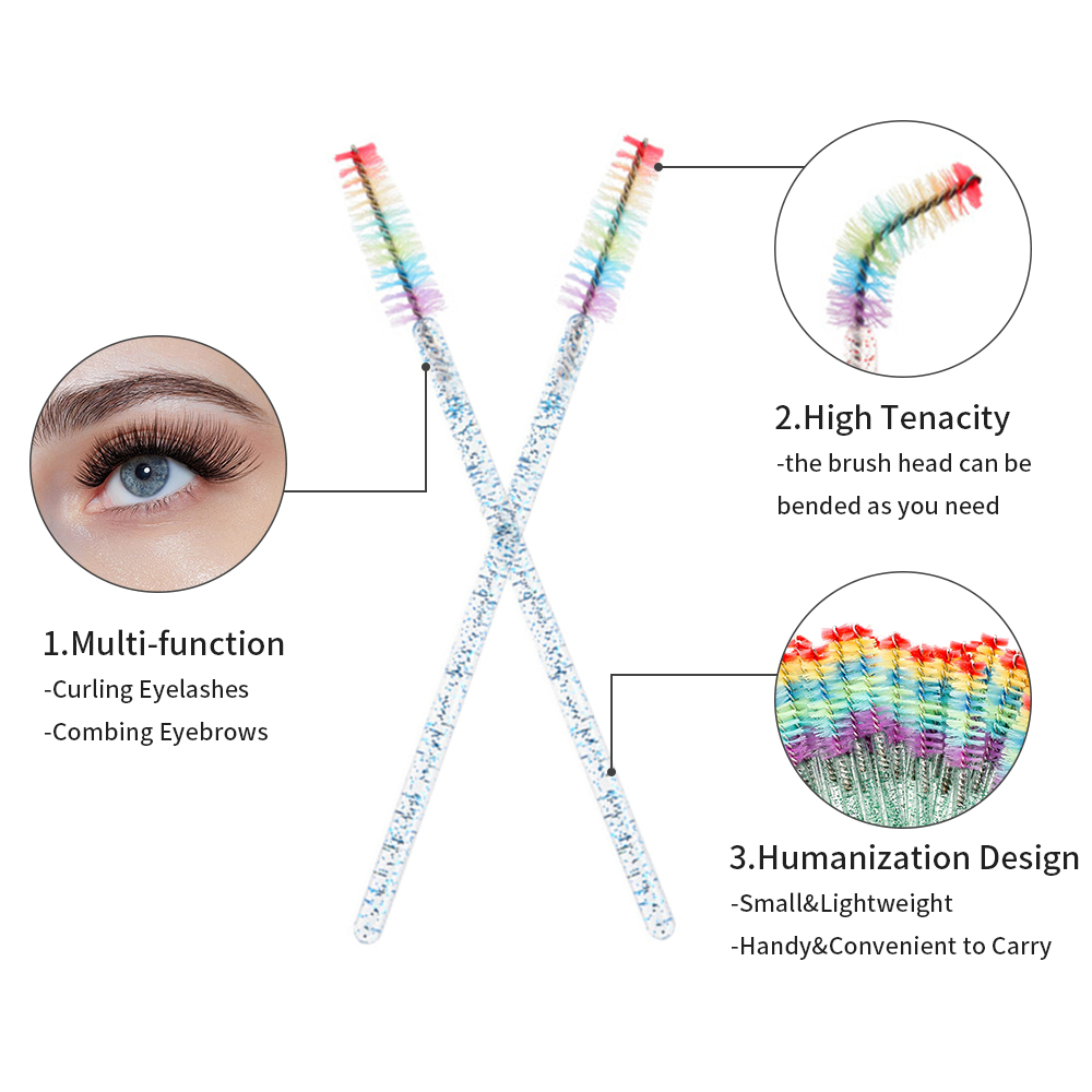 50 SZT. Tęczowe Kryształowe Pę – Eyelash Extension Usa recenzja i cena