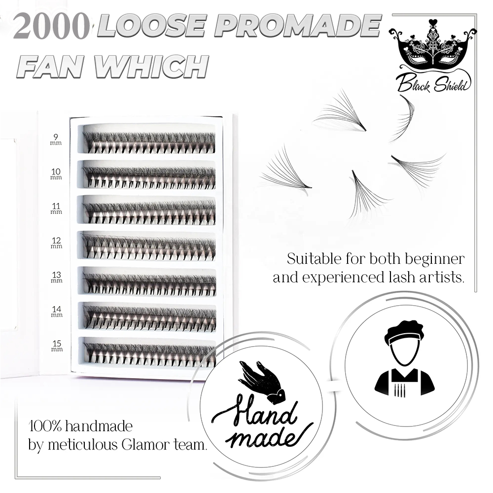 2000 Fans 0.05 Handmade 8-16D  – Eyelash Extension Mega Volume recenzja i cena