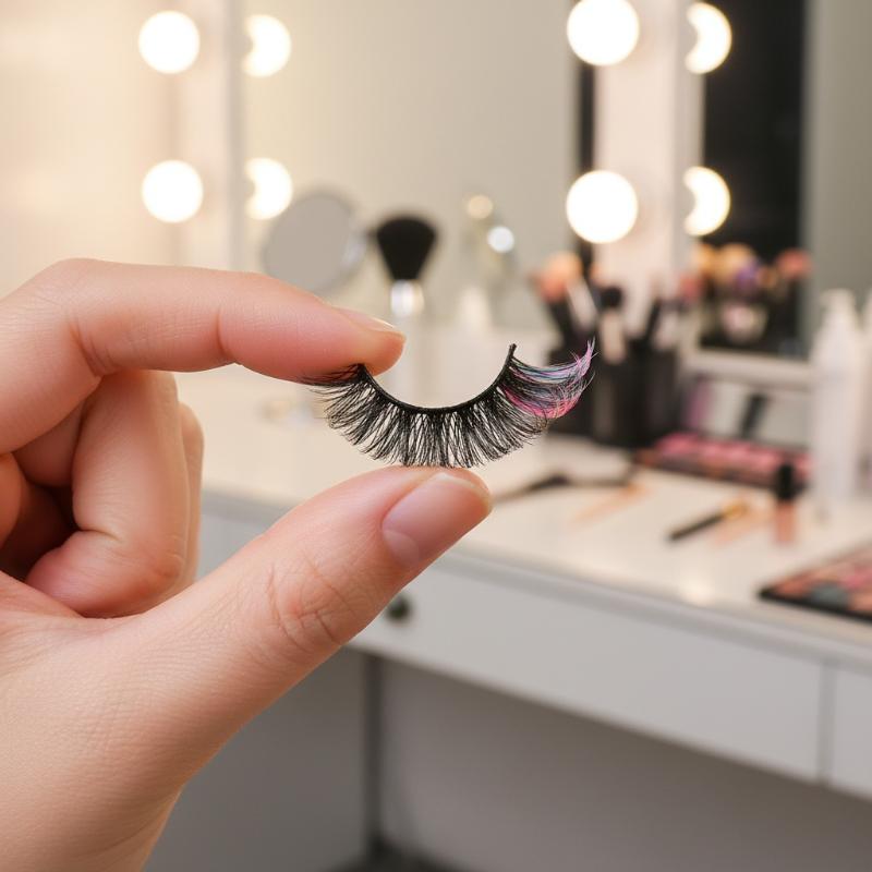 7 Par Kolorowych Sztucznych Rz – Eyelash Extension Russian recenzja i cena